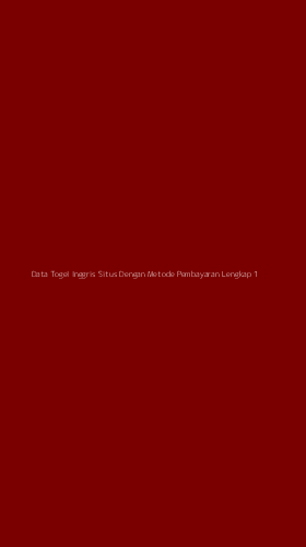 Tampilan Antarmuka Aplikasi Data Togel Inggris Situs Dengan Metode Pembayaran Lengkap - 1