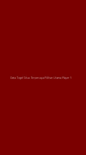 Tampilan Antarmuka Aplikasi Data Togel Situs Terpercaya Pilihan Utama Player - 1