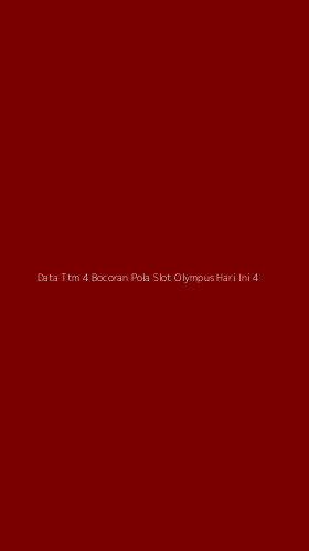 Tampilan Antarmuka Aplikasi Data Ttm 4 Bocoran Pola Slot Olympus Hari Ini - 4