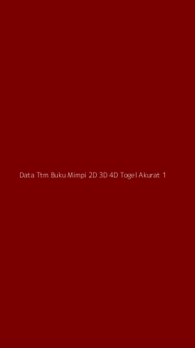 Tampilan Antarmuka Aplikasi Data Ttm Buku Mimpi 2d 3d 4d Togel Akurat - 1
