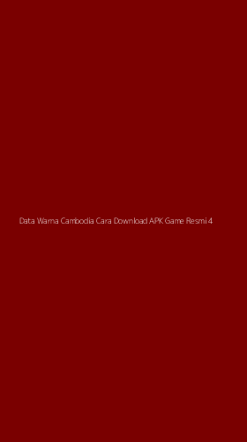 Tampilan Antarmuka Aplikasi Data Warna Cambodia Cara Download Apk Game Resmi - 4