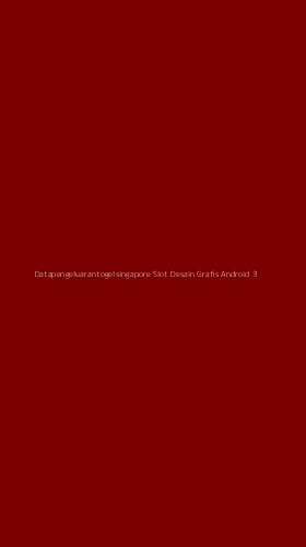 Tampilan Antarmuka Aplikasi Datapengeluarantogelsingapore Slot Desain Grafis Android - 3
