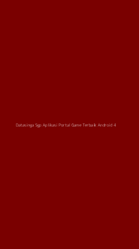 Tampilan Antarmuka Aplikasi Datasinga Sgp Aplikasi Portal Game Terbaik Android - 4