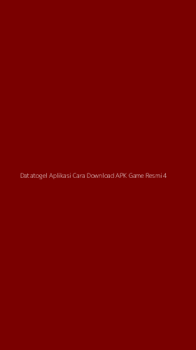 Tampilan Antarmuka Aplikasi Datatogel Aplikasi Cara Download Apk Game Resmi - 4