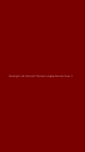 Tampilan Antarmuka Aplikasi Datatogel Link Alternatif Panduan Lengkap Bermain Aman - 3