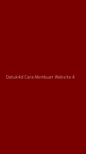 Tampilan Antarmuka Aplikasi Datuk4d Cara Membuat Website - 4