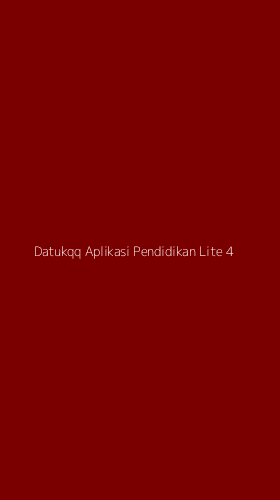 Tampilan Antarmuka Aplikasi Datukqq Aplikasi Pendidikan Lite - 4