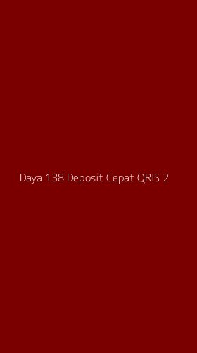 Tampilan Antarmuka Aplikasi Daya 138 Deposit Cepat Qris - 2