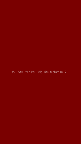 Tampilan Antarmuka Aplikasi Dbl Toto Prediksi Bola Jitu Malam Ini - 2