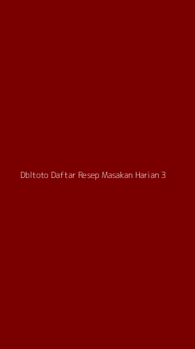 Tampilan Antarmuka Aplikasi Dbltoto Daftar Resep Masakan Harian - 3