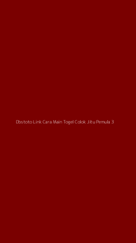 Tampilan Antarmuka Aplikasi Dbstoto Link Cara Main Togel Colok Jitu Pemula - 3
