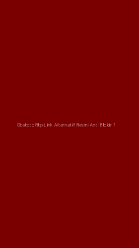 Tampilan Antarmuka Aplikasi Dbstoto Rtp Link Alternatif Resmi Anti Blokir - 1