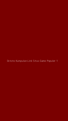Tampilan Antarmuka Aplikasi Dctoto Kumpulan Link Situs Game Populer - 1
