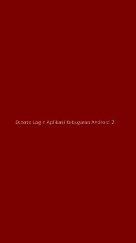 Tampilan Antarmuka Aplikasi Dctoto Login Aplikasi Kebugaran Android - 2
