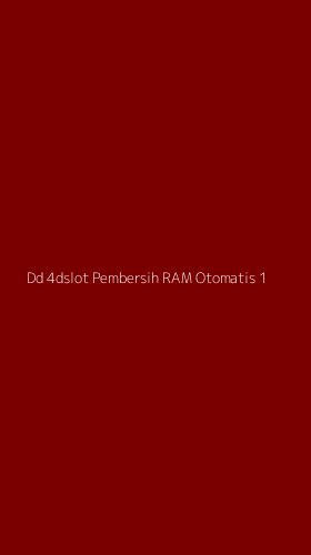 Tampilan Antarmuka Aplikasi Dd 4dslot Pembersih Ram Otomatis - 1