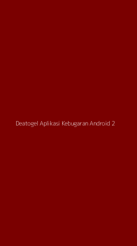 Tampilan Antarmuka Aplikasi Deatogel Aplikasi Kebugaran Android - 2