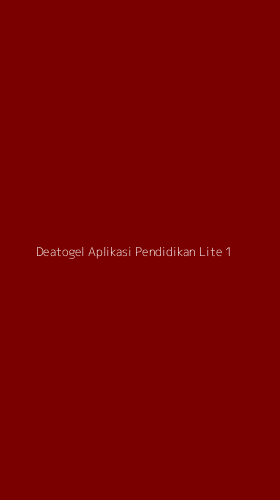 Tampilan Antarmuka Aplikasi Deatogel Aplikasi Pendidikan Lite - 1