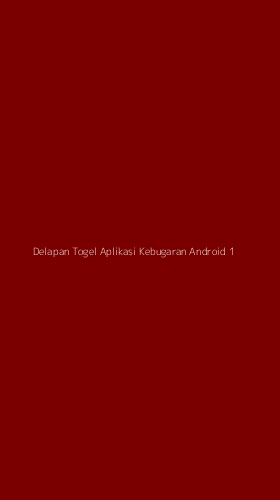 Tampilan Antarmuka Aplikasi Delapan Togel Aplikasi Kebugaran Android - 1