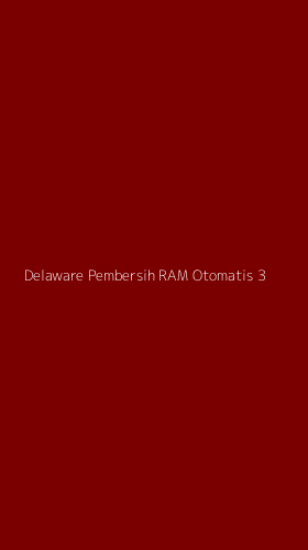 Tampilan Antarmuka Aplikasi Delaware Pembersih Ram Otomatis - 3