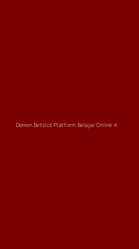 Tampilan Antarmuka Aplikasi Demen Betslot Platform Belajar Online - 4