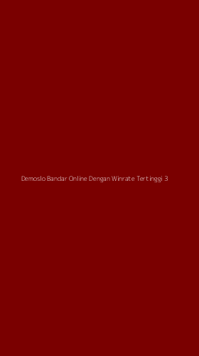 Tampilan Antarmuka Aplikasi Demoslo Bandar Online Dengan Winrate Tertinggi - 3