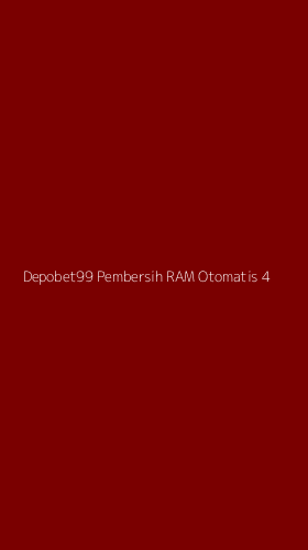 Tampilan Antarmuka Aplikasi Depobet99 Pembersih Ram Otomatis - 4