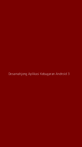 Tampilan Antarmuka Aplikasi Desamahjong Aplikasi Kebugaran Android - 3