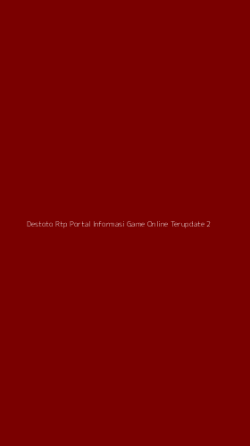 Tampilan Antarmuka Aplikasi Destoto Rtp Portal Informasi Game Online Terupdate - 2