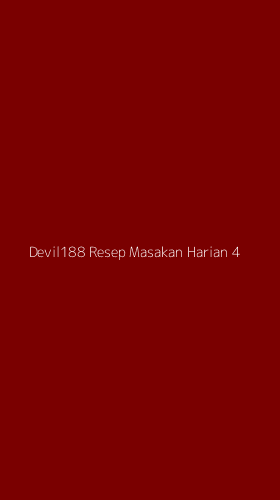 Tampilan Antarmuka Aplikasi Devil188 Resep Masakan Harian - 4