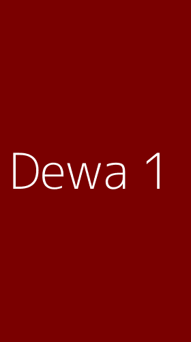 Tampilan Antarmuka Aplikasi Dewa - 1