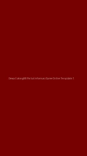 Tampilan Antarmuka Aplikasi Dewa Cukong88 Portal Informasi Game Online Terupdate - 1