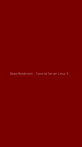 Tampilan Antarmuka Aplikasi Dewa Rezekislot - Tutorial Server Linux - 3