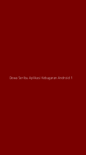 Tampilan Antarmuka Aplikasi Dewa Seribu Aplikasi Kebugaran Android - 1