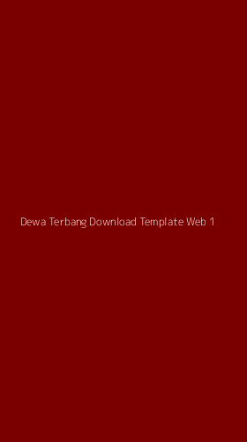 Tampilan Antarmuka Aplikasi Dewa Terbang Download Template Web - 1