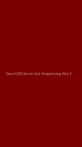 Tampilan Antarmuka Aplikasi Dewa1000 Keren Alat Pengembang Web - 3