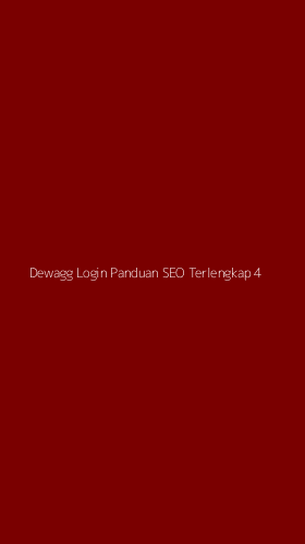 Tampilan Antarmuka Aplikasi Dewagg Login Panduan Seo Terlengkap - 4