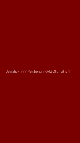 Tampilan Antarmuka Aplikasi Dewahoki777 Pembersih Ram Otomatis - 1