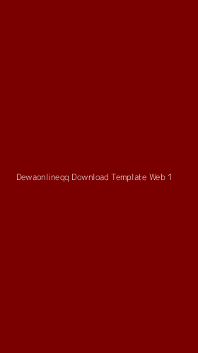 Tampilan Antarmuka Aplikasi Dewaonlineqq Download Template Web - 1