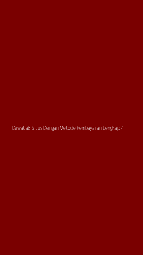 Tampilan Antarmuka Aplikasi Dewata8 Situs Dengan Metode Pembayaran Lengkap - 4