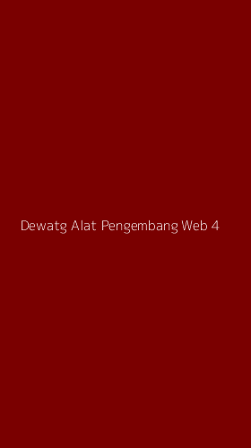 Tampilan Antarmuka Aplikasi Dewatg Alat Pengembang Web - 4