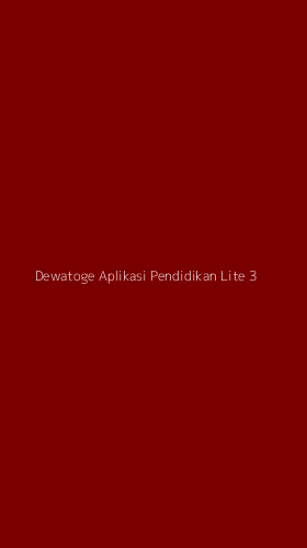 Tampilan Antarmuka Aplikasi Dewatoge Aplikasi Pendidikan Lite - 3