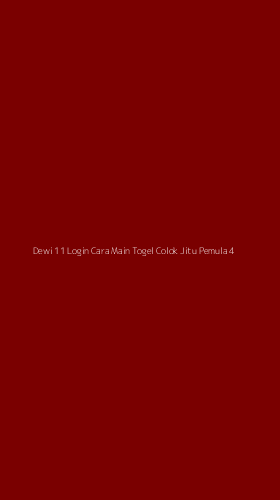 Tampilan Antarmuka Aplikasi Dewi 11 Login Cara Main Togel Colok Jitu Pemula - 4