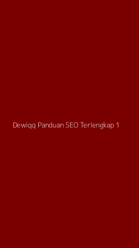 Tampilan Antarmuka Aplikasi Dewiqq Panduan Seo Terlengkap - 1