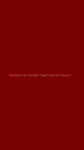 Tampilan Antarmuka Aplikasi Dewitoto Com Cara Main Togel Colok Jitu Pemula - 1