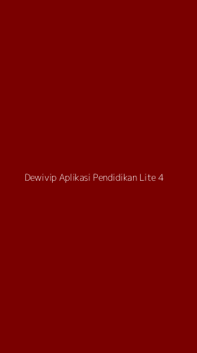 Tampilan Antarmuka Aplikasi Dewivip Aplikasi Pendidikan Lite - 4