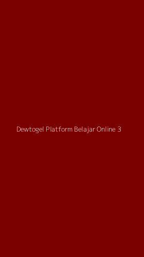 Tampilan Antarmuka Aplikasi Dewtogel Platform Belajar Online - 3