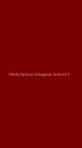 Tampilan Antarmuka Aplikasi Dhk4d Aplikasi Kebugaran Android - 3