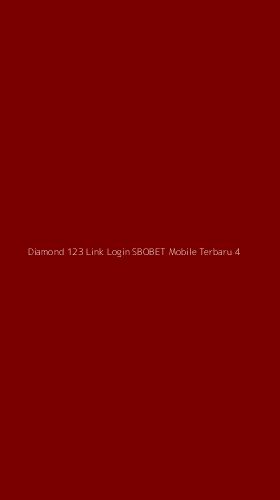Tampilan Antarmuka Aplikasi Diamond 123 Link Login Sbobet Mobile Terbaru - 4