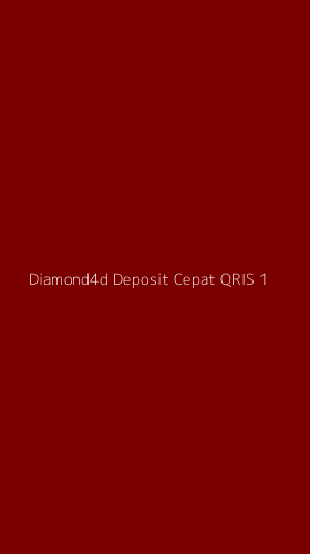 Tampilan Antarmuka Aplikasi Diamond4d Deposit Cepat Qris - 1