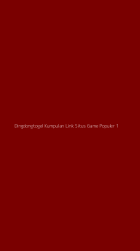 Tampilan Antarmuka Aplikasi Dingdongtogel Kumpulan Link Situs Game Populer - 1